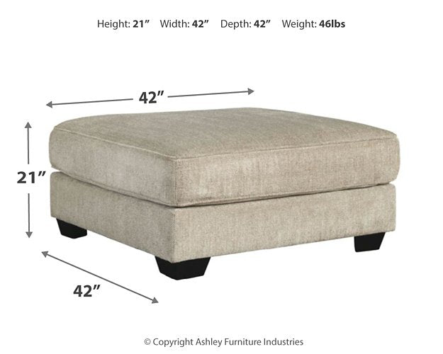 Ardsley Oversized Ottoman - Half Price Furniture