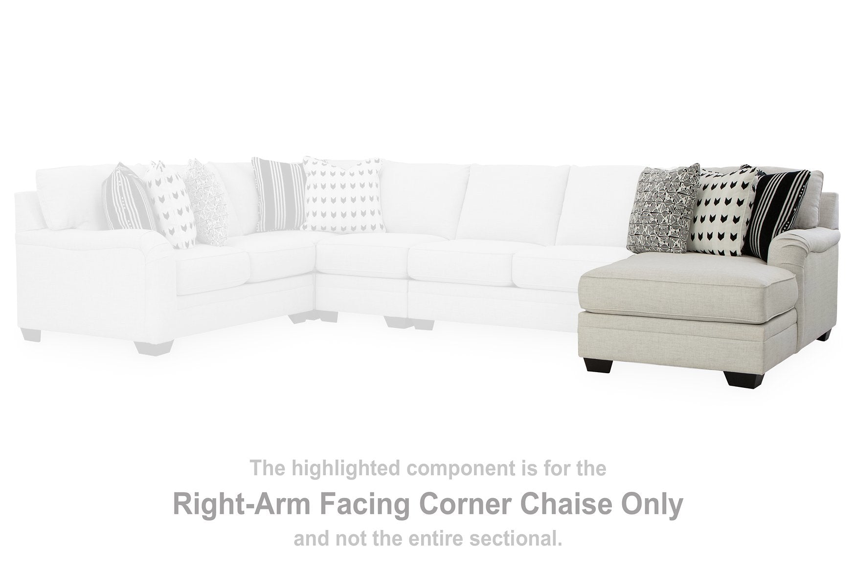 Huntsworth Sectional with Chaise - Half Price Furniture