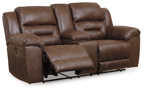 Stoneland Power Reclining Loveseat with Console - Half Price Furniture