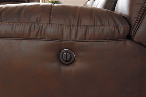 Stoneland Power Reclining Loveseat with Console - Half Price Furniture