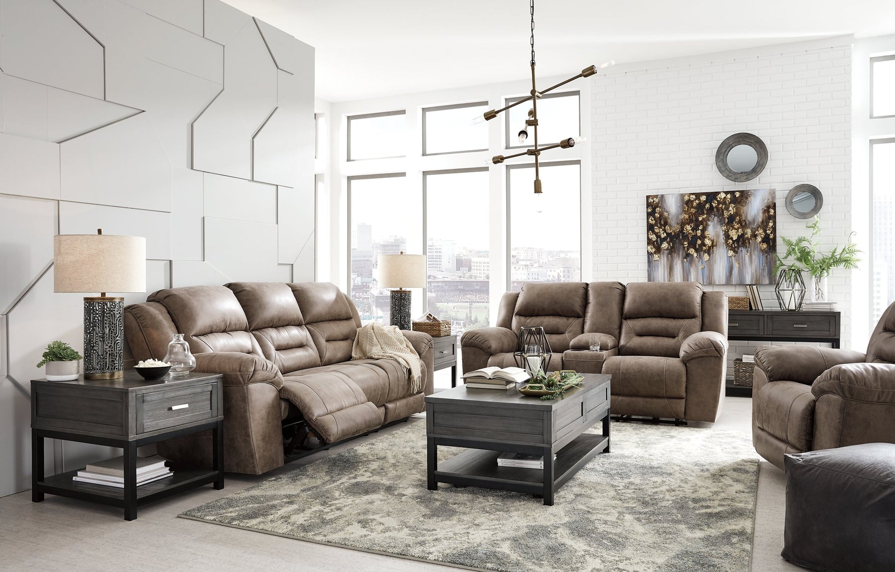 Stoneland Living Room Set - Half Price Furniture