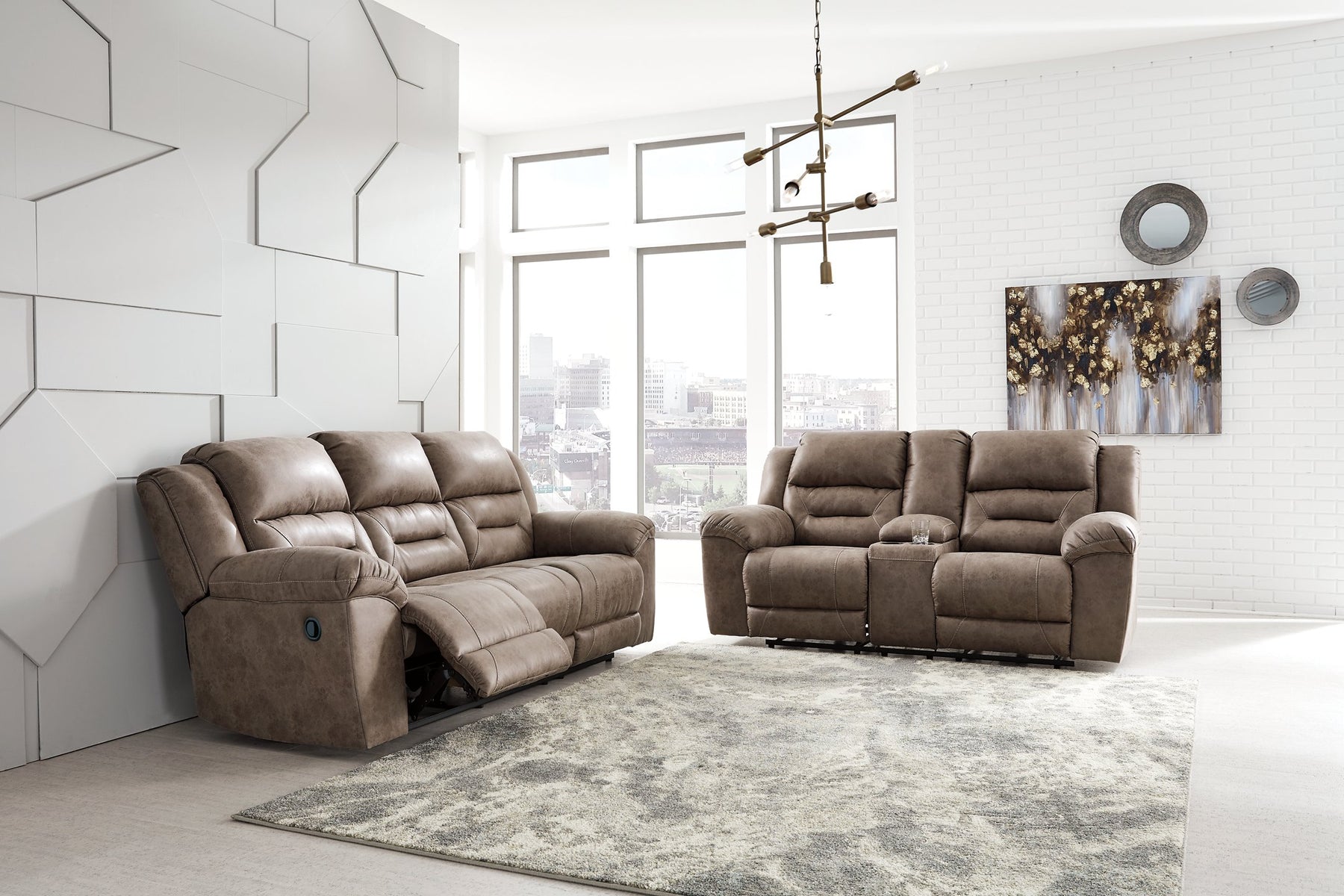 Stoneland Living Room Set - Half Price Furniture