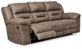 Stoneland Reclining Sofa Half Price Furniture