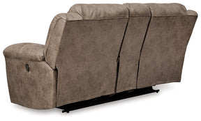 Stoneland Reclining Loveseat with Console - Half Price Furniture