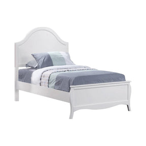 Dominique Twin Panel Bed Cream White Half Price Furniture