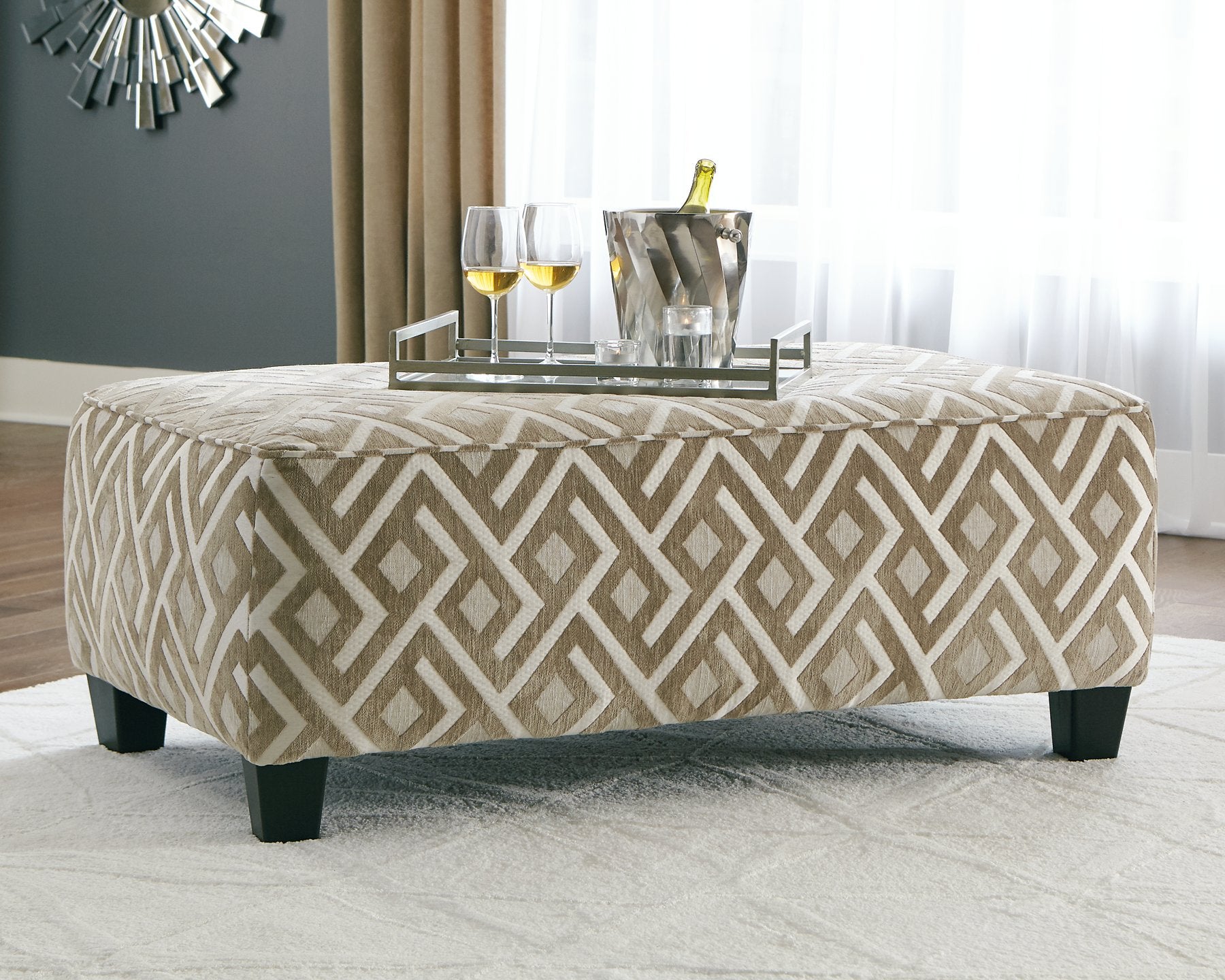 Dovemont Oversized Accent Ottoman - Half Price Furniture