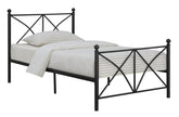 Hart Full Platform Bed Black Half Price Furniture