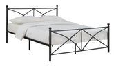 Hart Queen Platform Bed Black Half Price Furniture