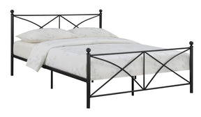 Hart Queen Platform Bed Black Half Price Furniture