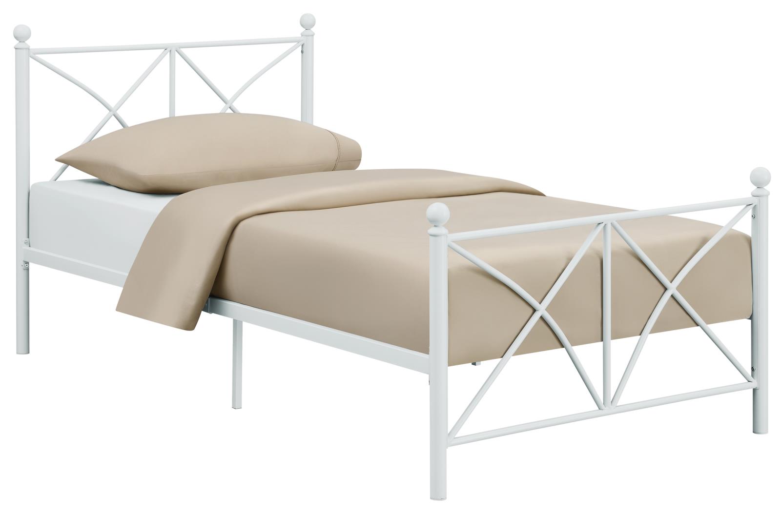 Hart Full Platform Bed White Half Price Furniture