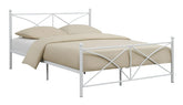 Hart Queen Platform Bed White Half Price Furniture