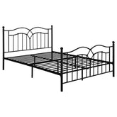 Klossen Queen Platform Bed Black Half Price Furniture