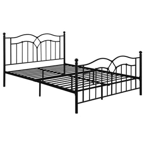 Klossen Queen Platform Bed Black Half Price Furniture