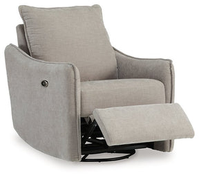 McBurg Swivel Power Recliner - Half Price Furniture