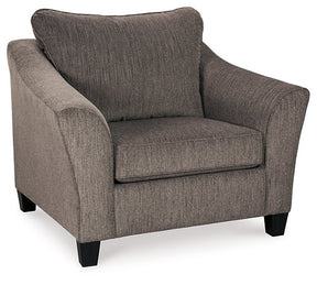 Nemoli Oversized Chair and Ottoman - Half Price Furniture