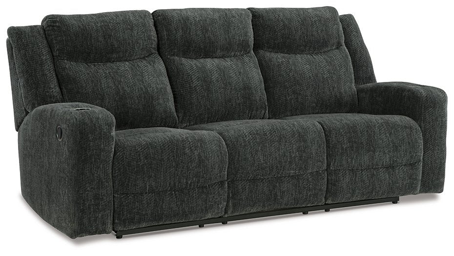 Martinglenn Reclining Sofa with Drop Down Table - Half Price Furniture