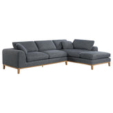 Persia 2-piece Modular Sectional Grey Half Price Furniture