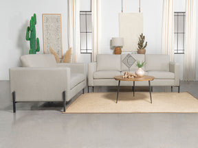 Tilly Upholstered Track Arms Sofa Set  Half Price Furniture