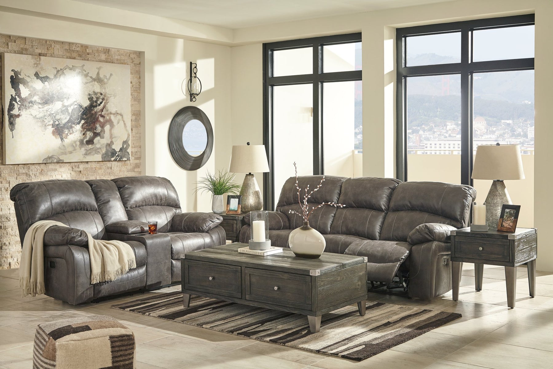 Dunwell Power Reclining Sofa - Half Price Furniture