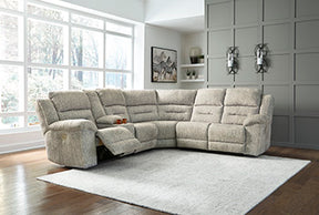 Family Den Power Reclining Sectional - Half Price Furniture