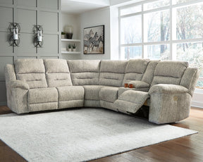 Family Den Power Reclining Sectional - Half Price Furniture