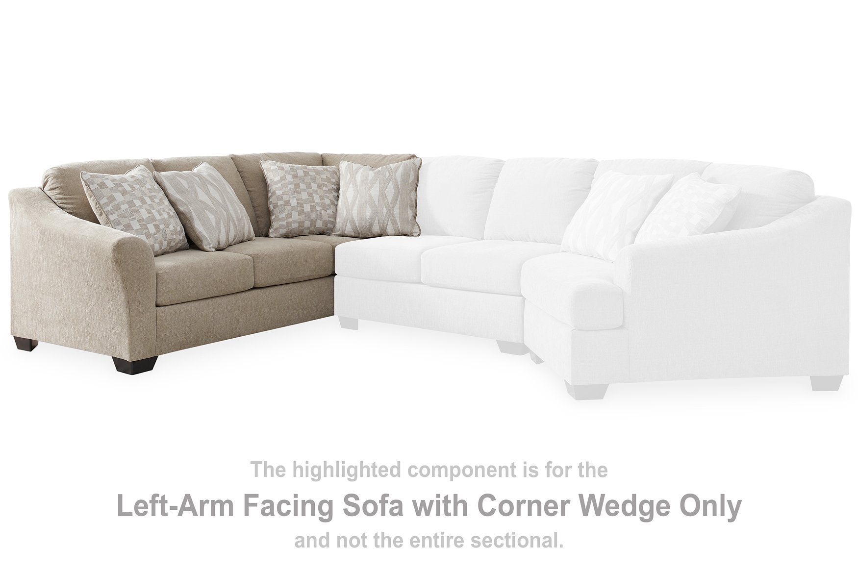 Brogan Bay 3-Piece Sectional with Cuddler - Half Price Furniture