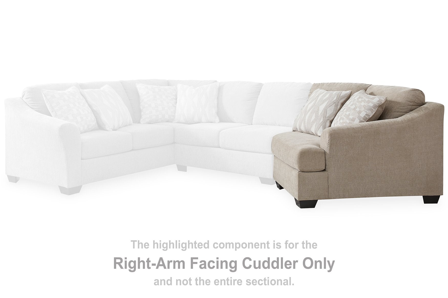 Brogan Bay 3-Piece Sectional with Cuddler - Half Price Furniture