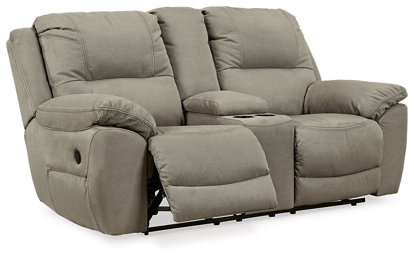 Next-Gen Gaucho Reclining Loveseat with Console - Half Price Furniture