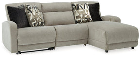 Colleyville Power Reclining Sectional with Chaise - Half Price Furniture