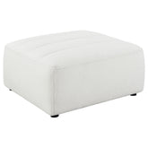 Sunny Upholstered Ottoman Natural Half Price Furniture