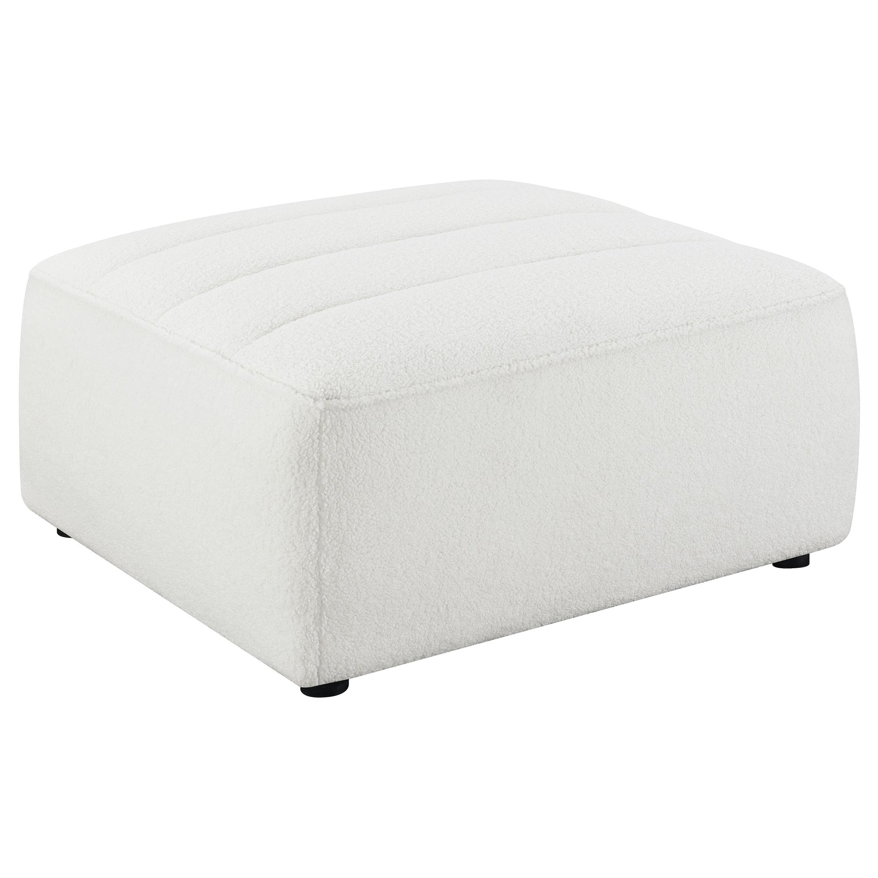 Sunny Upholstered Ottoman Natural Half Price Furniture