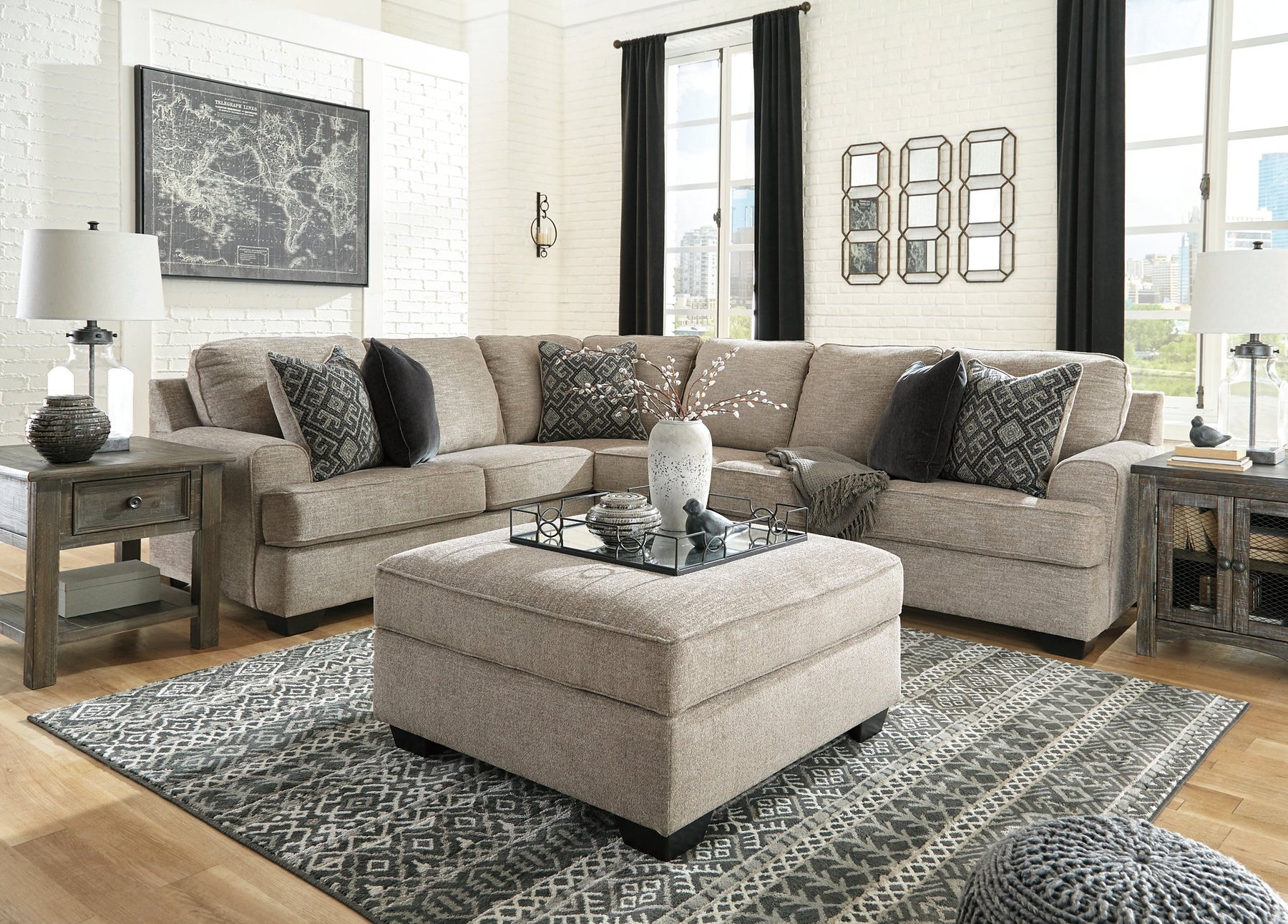 Bovarian Sectional - Half Price Furniture