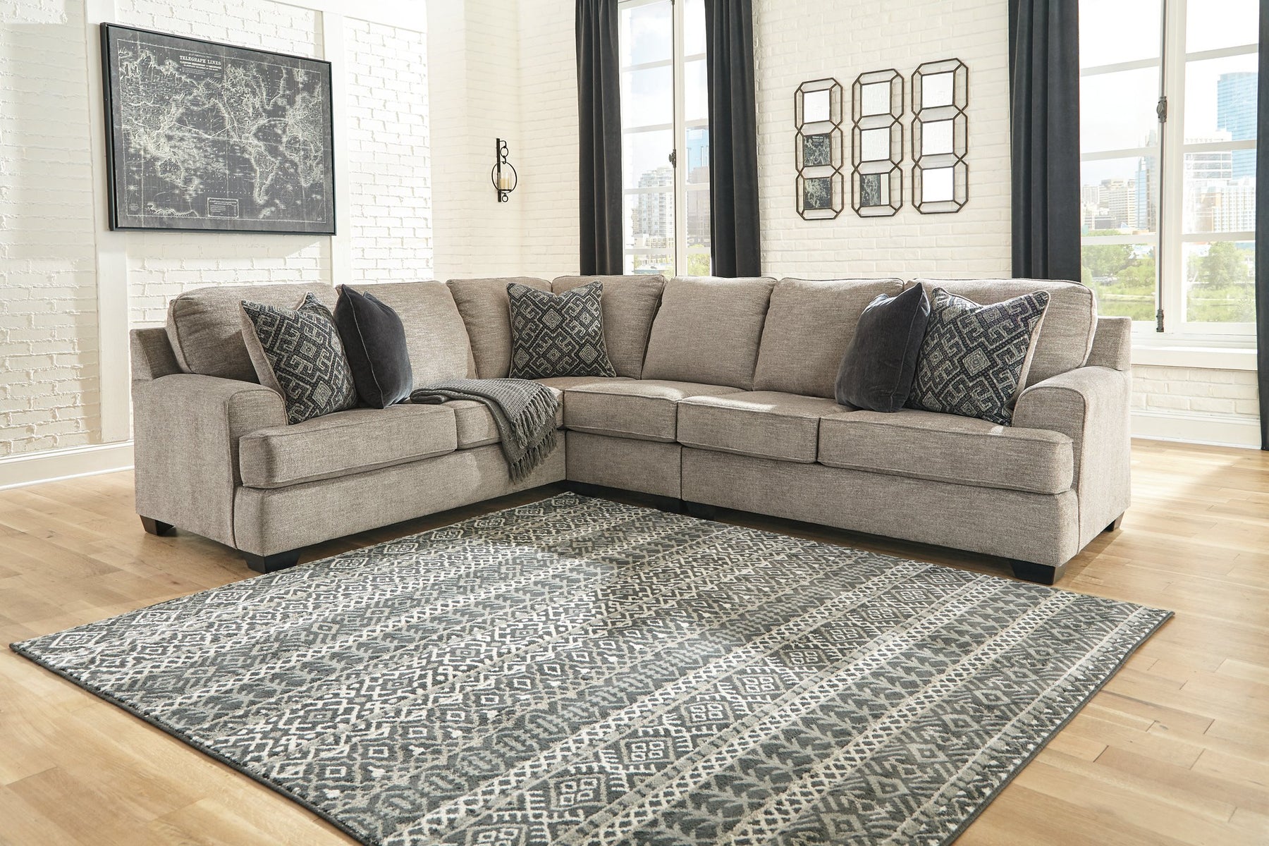 Bovarian Sectional - Half Price Furniture