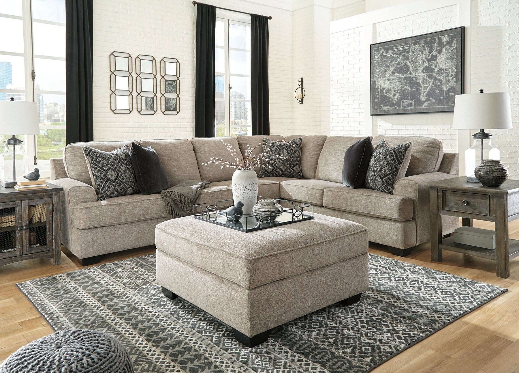 Bovarian Sectional - Half Price Furniture