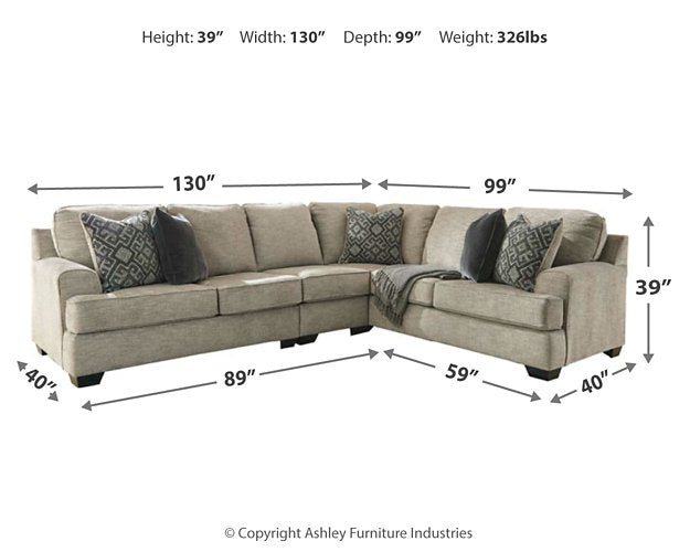 Bovarian Sectional - Half Price Furniture