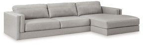 Amiata Sectional with Chaise Half Price Furniture