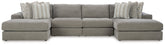 Avaliyah Double Chaise Sectional Half Price Furniture