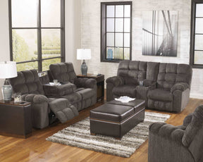 Acieona Reclining Sofa with Drop Down Table - Half Price Furniture