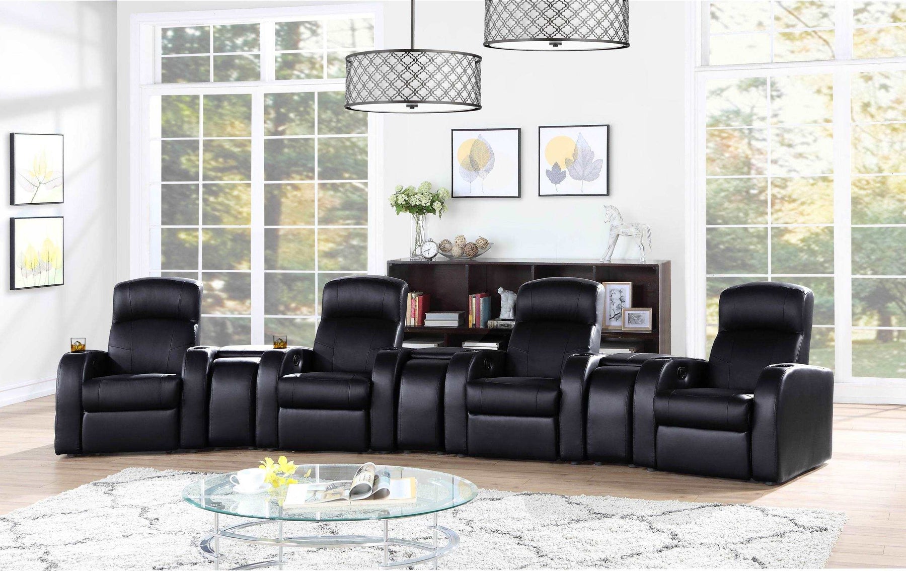 600001 S4A 7 PC 4 SEATER HOME THEATER Half Price Furniture