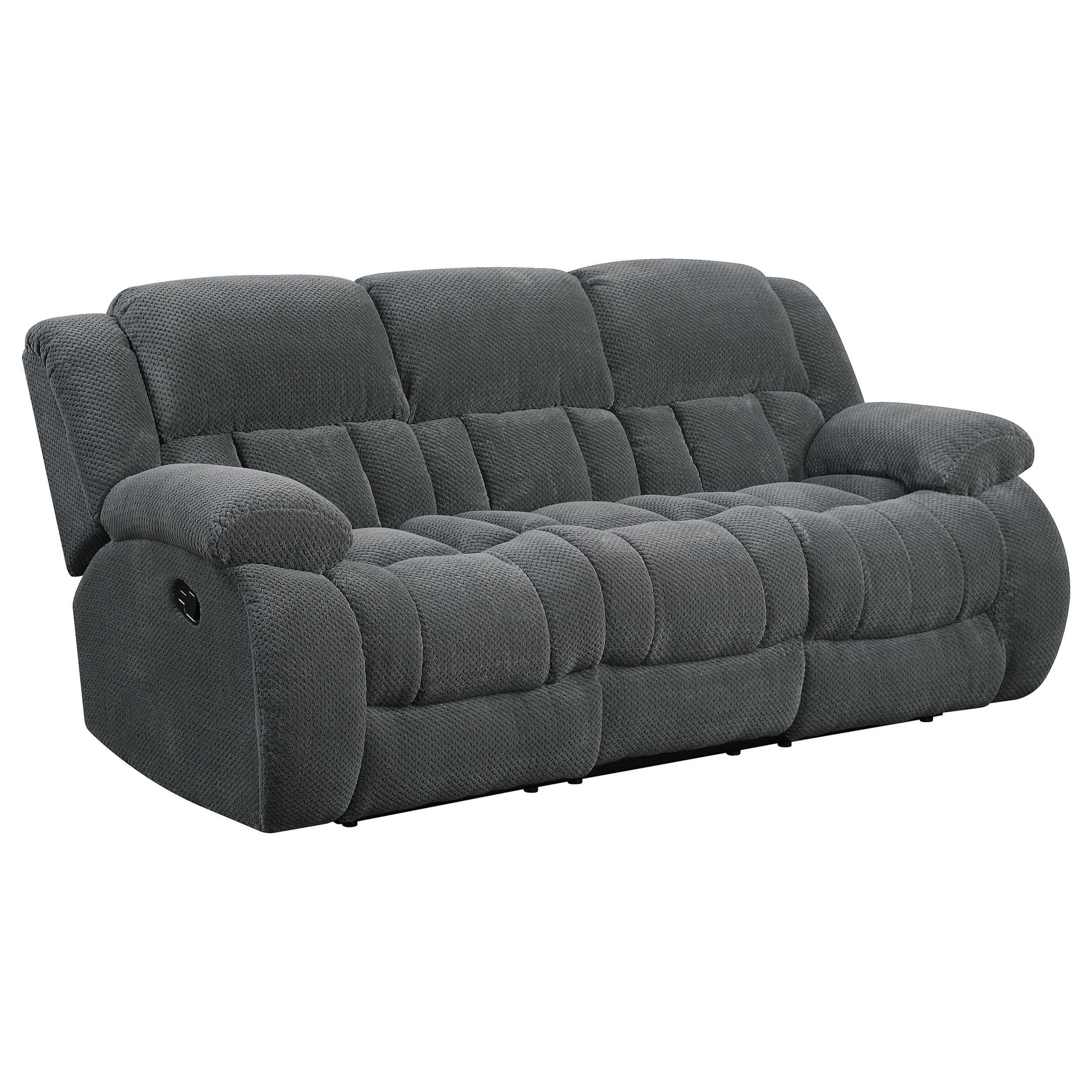 Weissman Pillow Top Arm Motion Sofa Charcoal Half Price Furniture