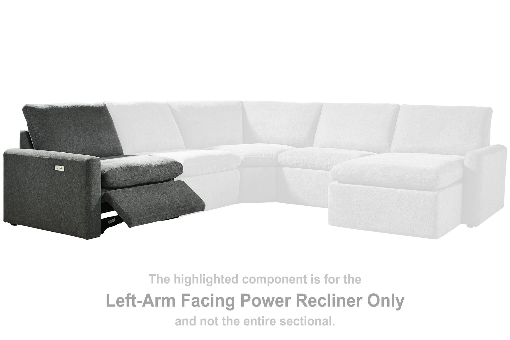 Hartsdale Power Reclining Sectional with Chaise - Half Price Furniture