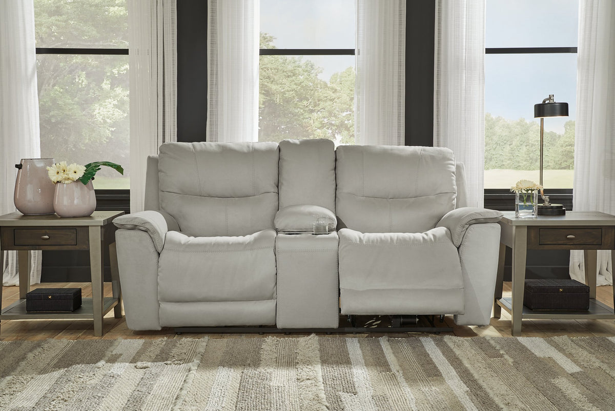 Next-Gen Gaucho Power Reclining Loveseat with Console - Half Price Furniture