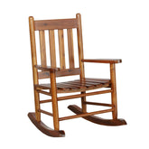 Annie Slat Back Youth Rocking Chair Golden Brown  Half Price Furniture