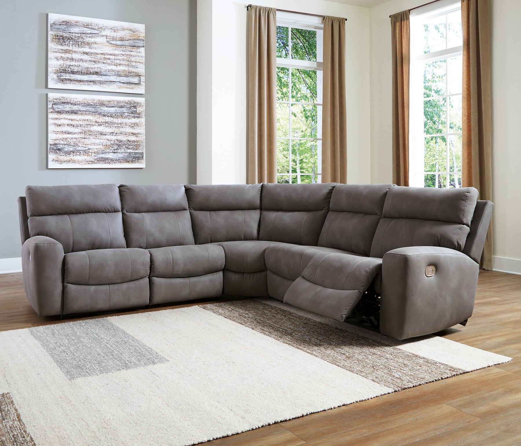 Next-Gen DuraPella Power Reclining Sectional - Half Price Furniture