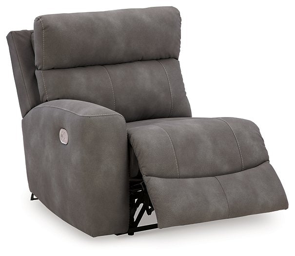 Next-Gen DuraPella Power Reclining Sectional Loveseat with Console - Half Price Furniture