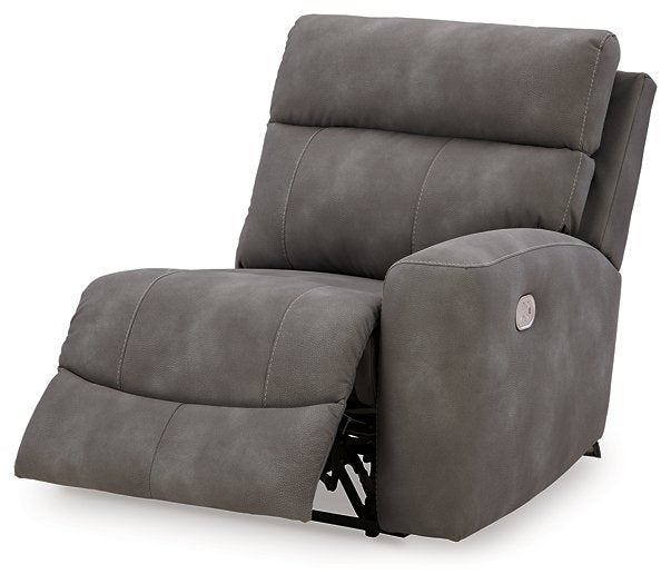 Next-Gen DuraPella Power Reclining Sectional Loveseat with Console - Half Price Furniture