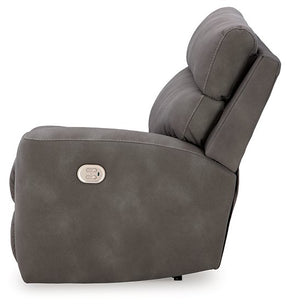 Next-Gen DuraPella Power Reclining Sectional Loveseat with Console - Half Price Furniture