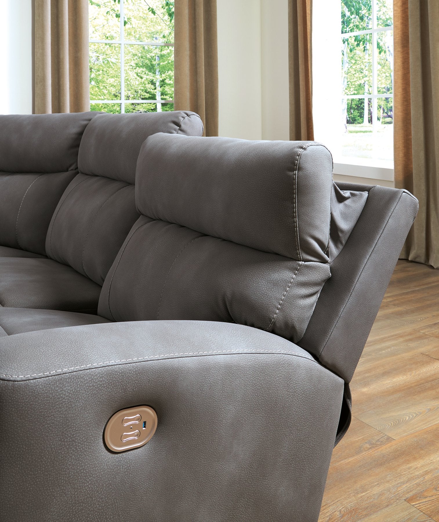 Next-Gen DuraPella Power Reclining Sectional - Half Price Furniture