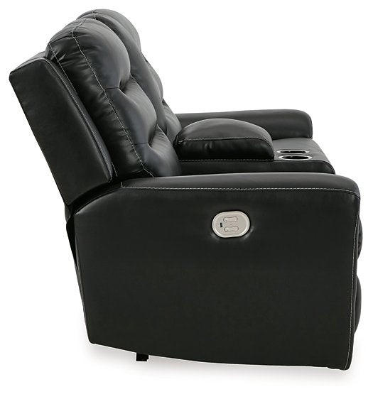 Warlin Power Reclining Loveseat with Console - Half Price Furniture