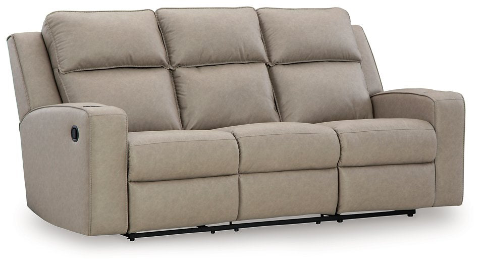 Lavenhorne Reclining Sofa with Drop Down Table - Half Price Furniture